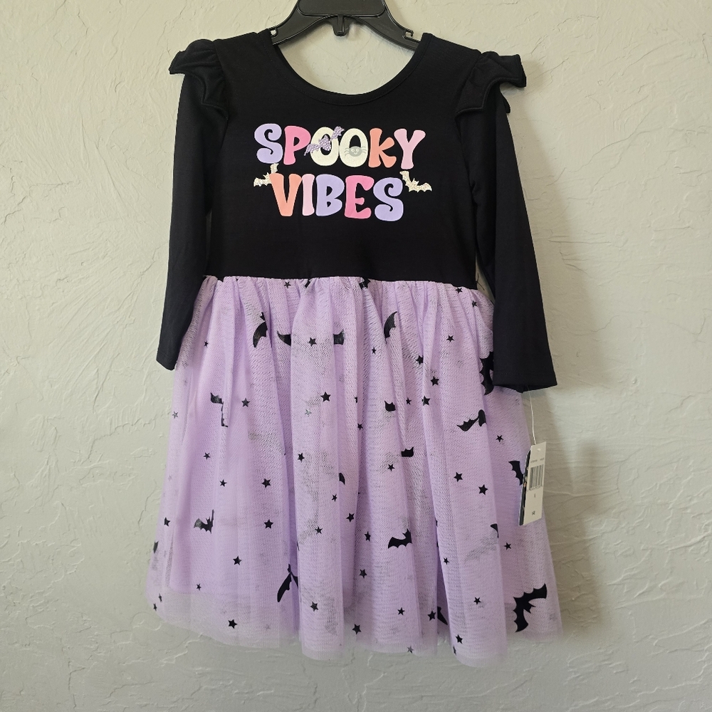Lilt Little Girls 3/4 Sleeve Tutu Dres